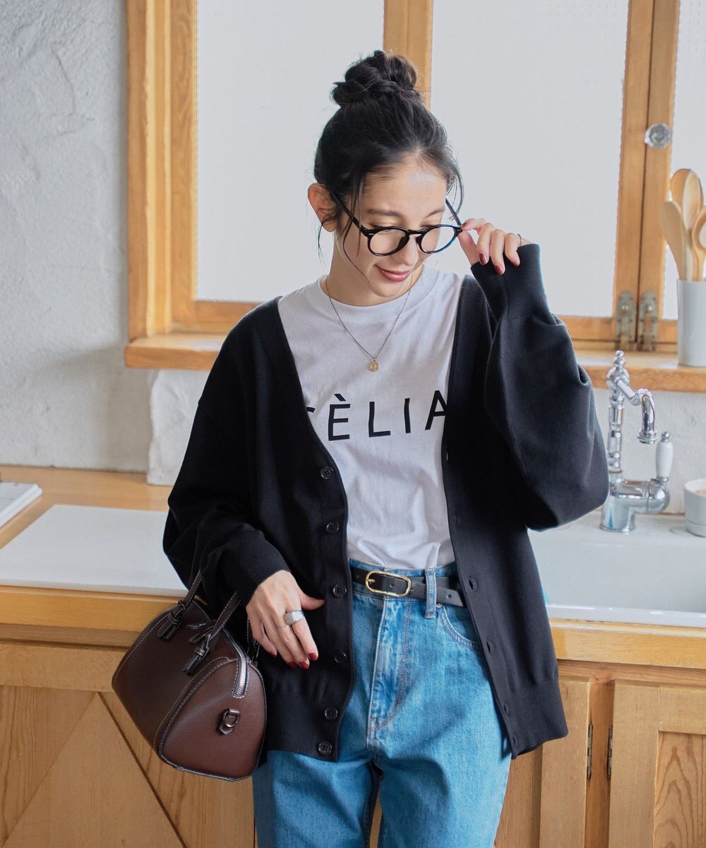 WEGO 【ユニセックス着用ITEM/MLサイズ展開】ドロップショルダーカーディガン 