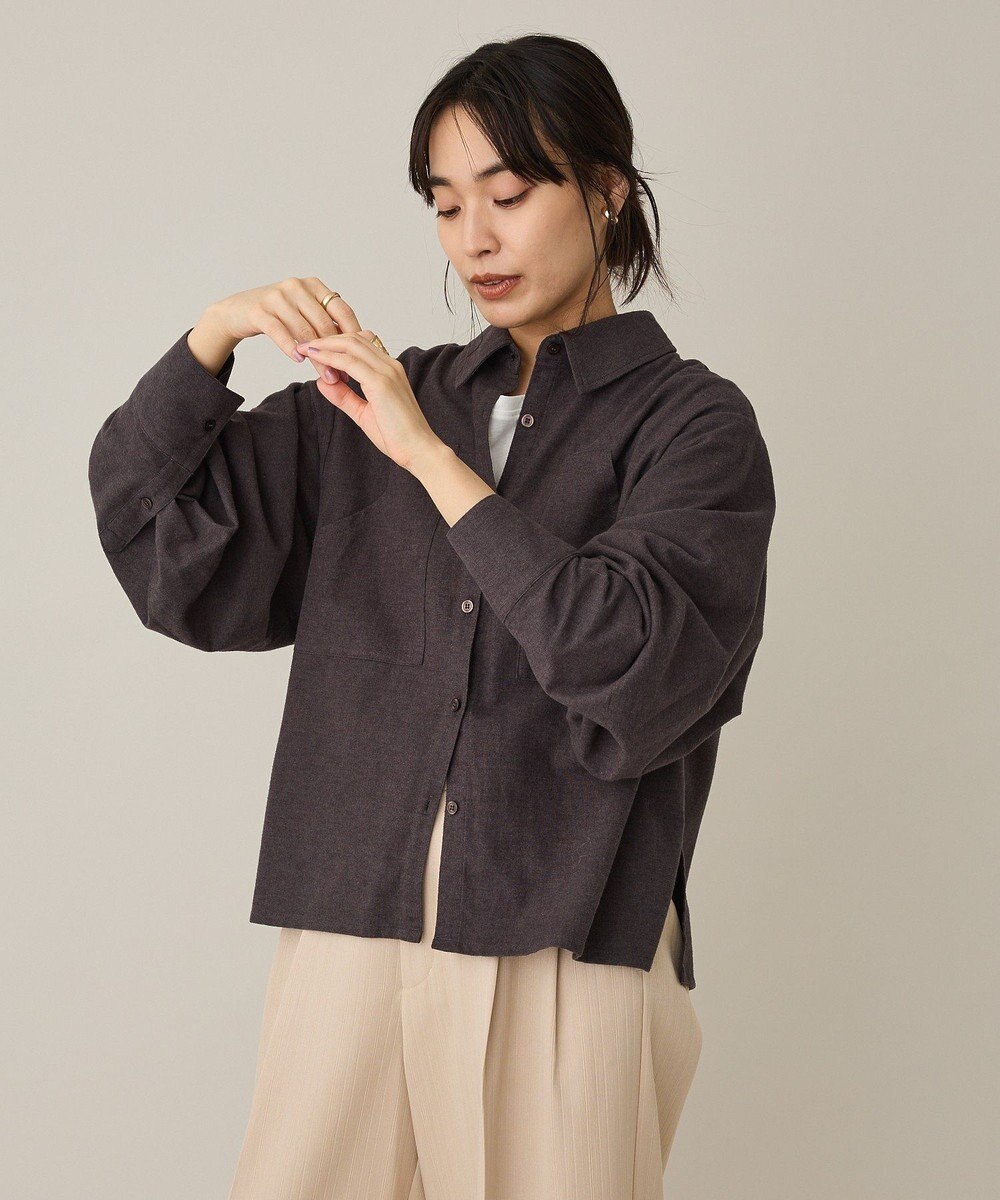 CRAFT STANDARD BOUTIQUE ビッグ袖デザインシャツ 