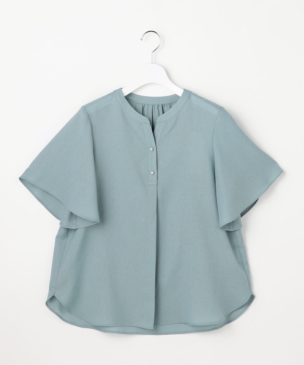 ANY SIS S スムージーポリエステル スキッパー ブラウス 