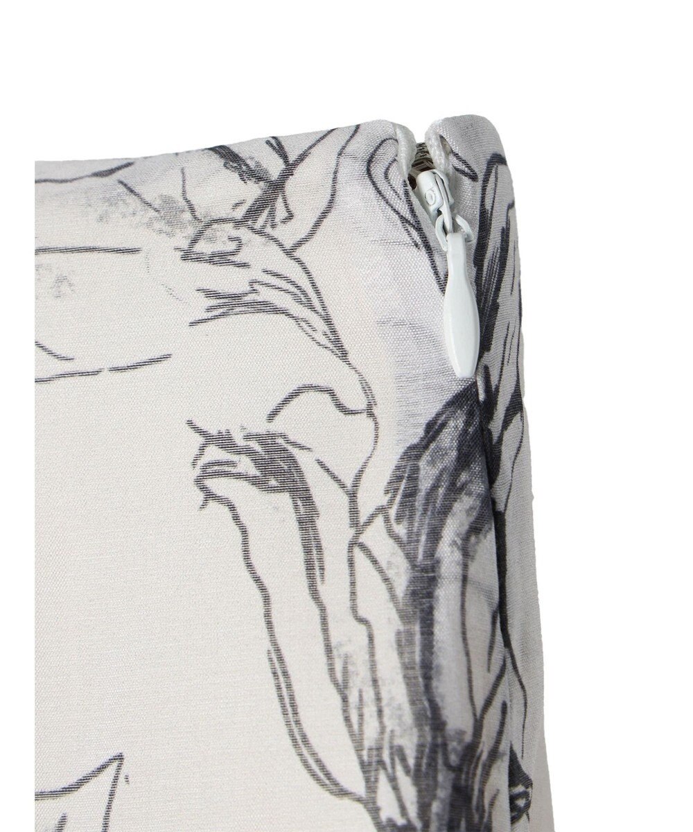 Green Parks モノトーンフラワータイトスカート 