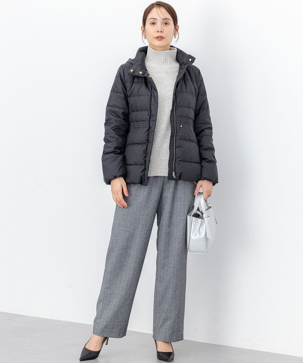 組曲 L 【加藤ローサさん着用】ツイル起毛ストレート パンツ 