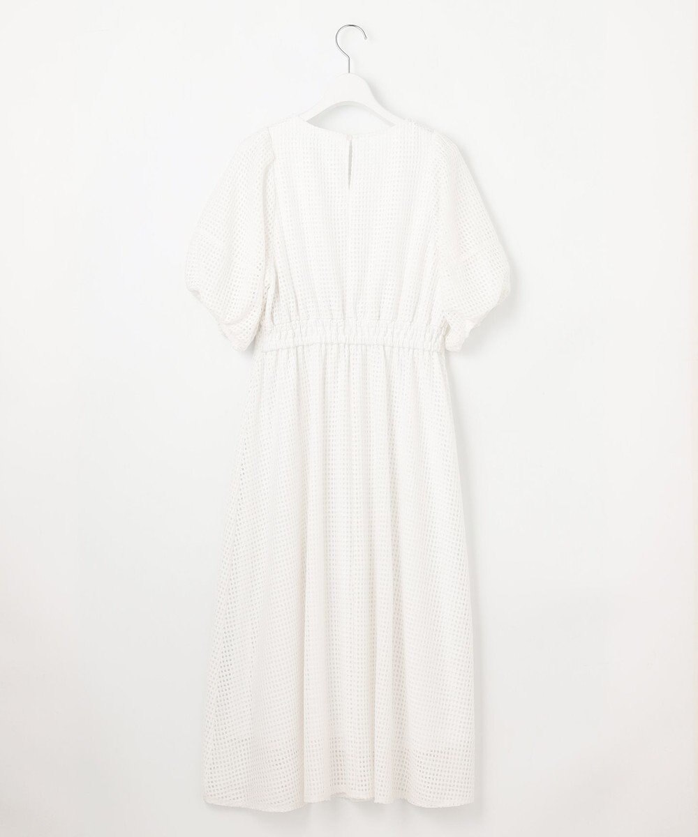 Feroux 【洗える】シアーチェックラッセル ワンピース 