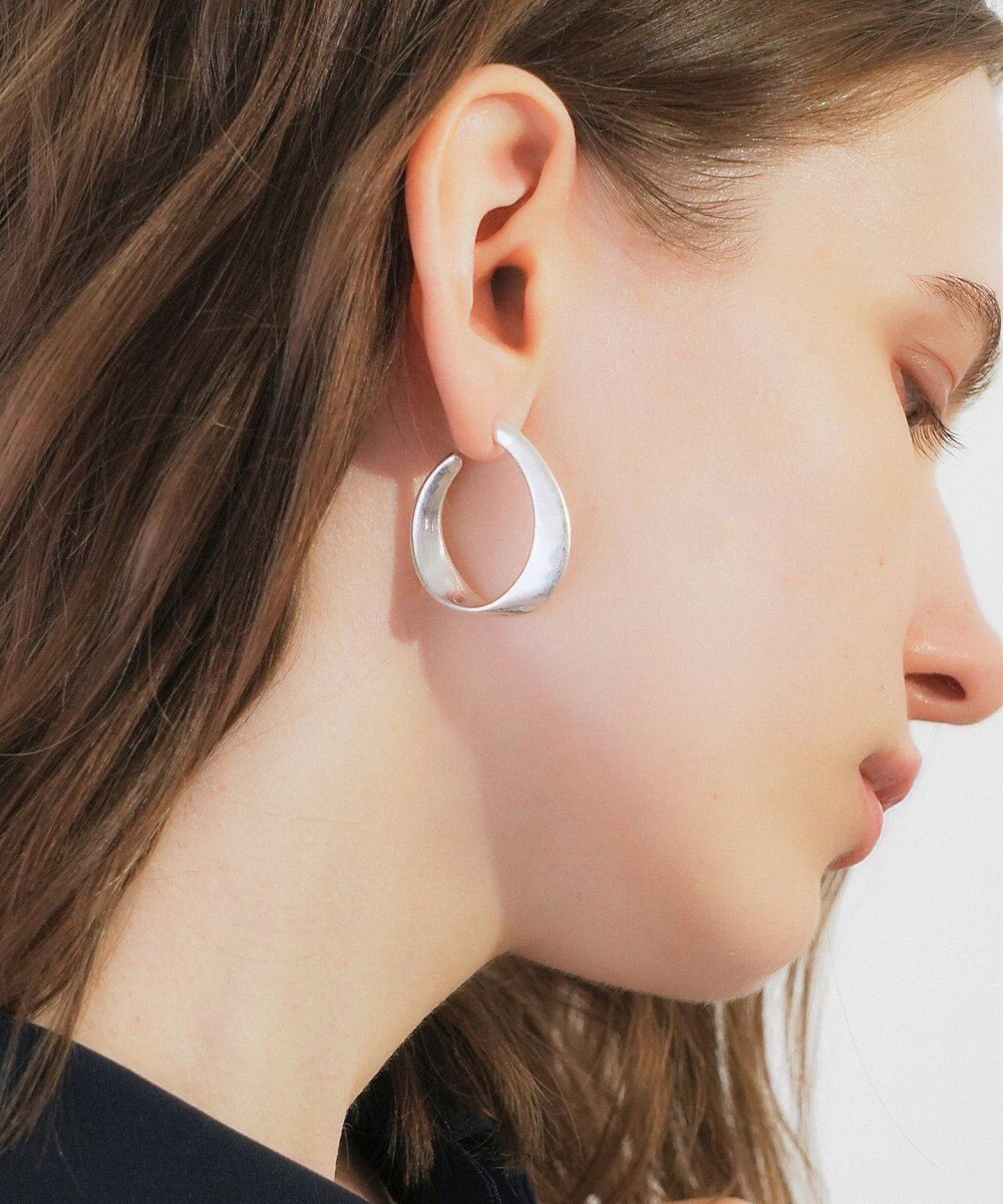 YECCA VECCA メタルフープピアス 