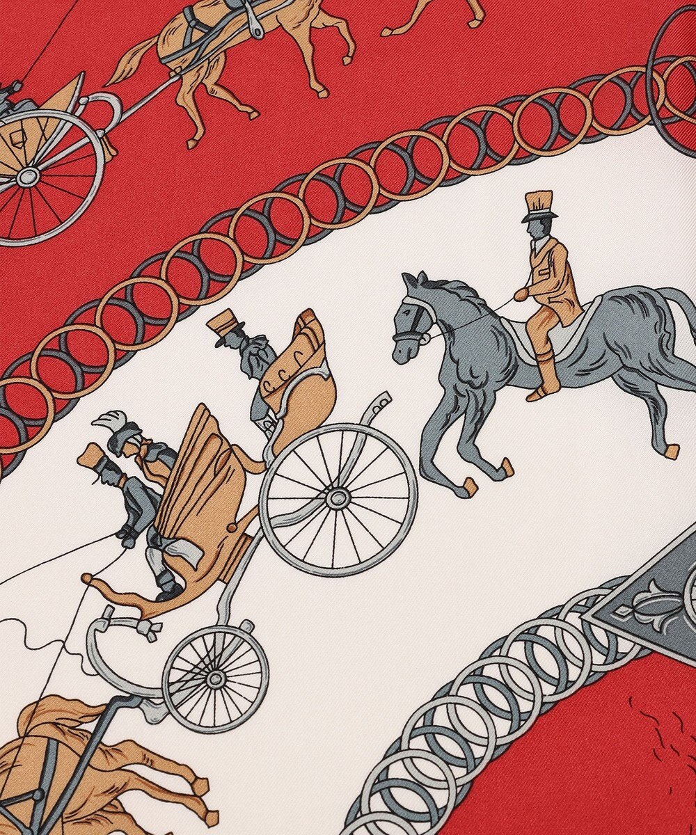 GRACE CONTINENTAL ホースプリントスカーフ 