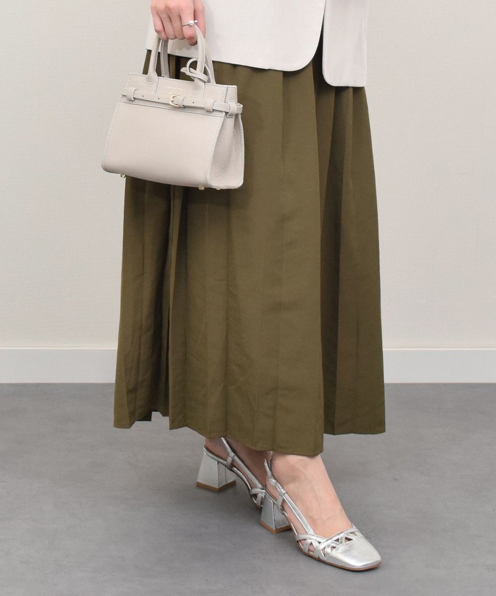 INTER-CHAUSSURES 【INTER-CHAUSSURES】スクエアトウチャンキーヒールバックバンド 