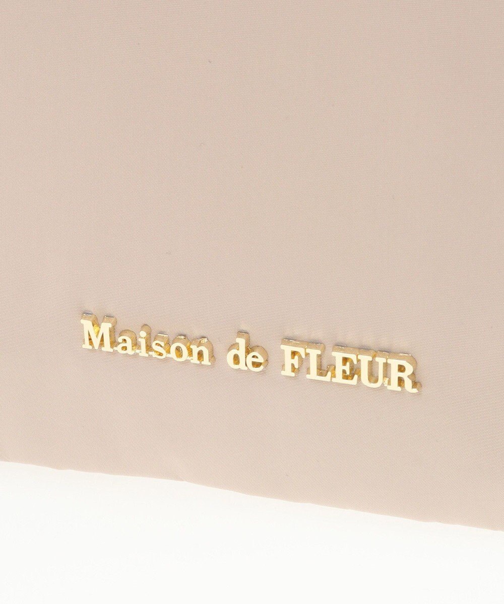 Maison de FLEUR EC限定リボン3ルーム2Wayトートバッグ 