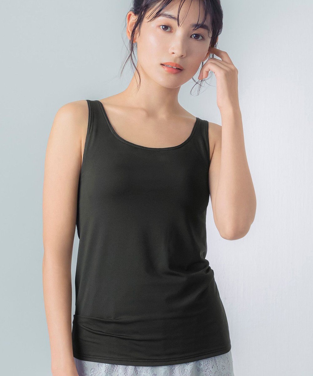 Wing 【SHIHOさん着用】 カップ付きタンクトップ ラク きれいなバストシルエット 【シンクロブラトップ 吸汗速乾タイプ】 ブラトップ ET1152 ウイング／ワコール 