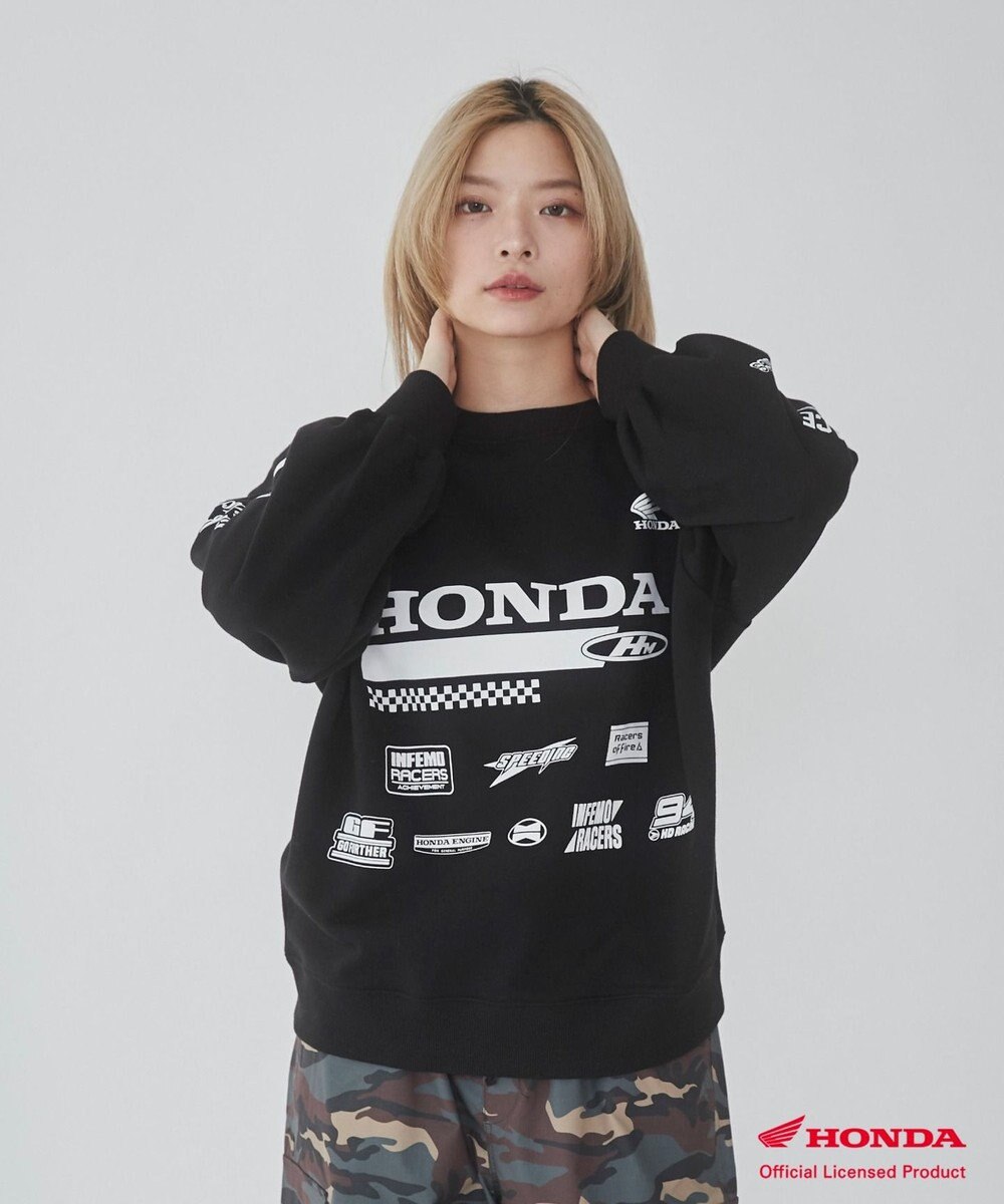 WEGO 別注Hondaプルオーバービッグスウェット 