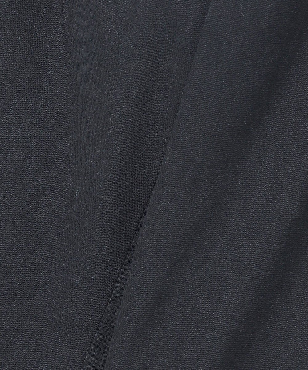 23区 【洗える】リネンレーヨンストレッチ テーパード パンツ 