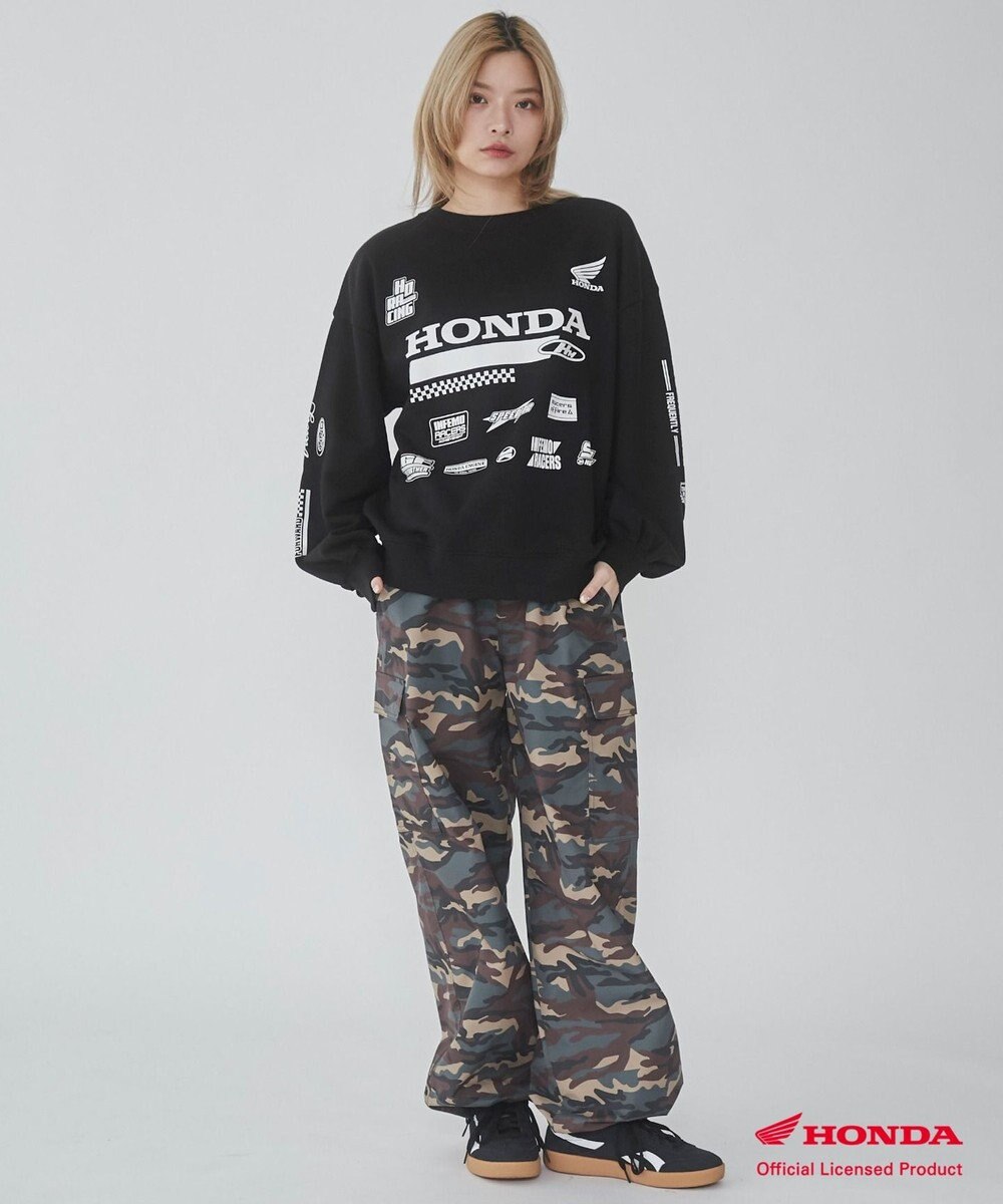 WEGO 別注Hondaプルオーバービッグスウェット 
