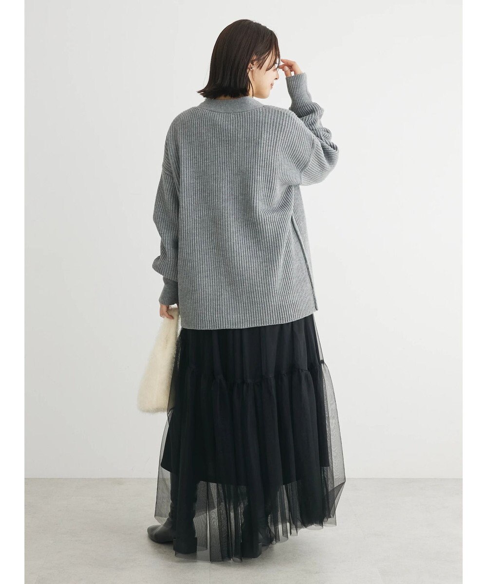 Green Parks 洗える　Ｖネックニットカーディガン 