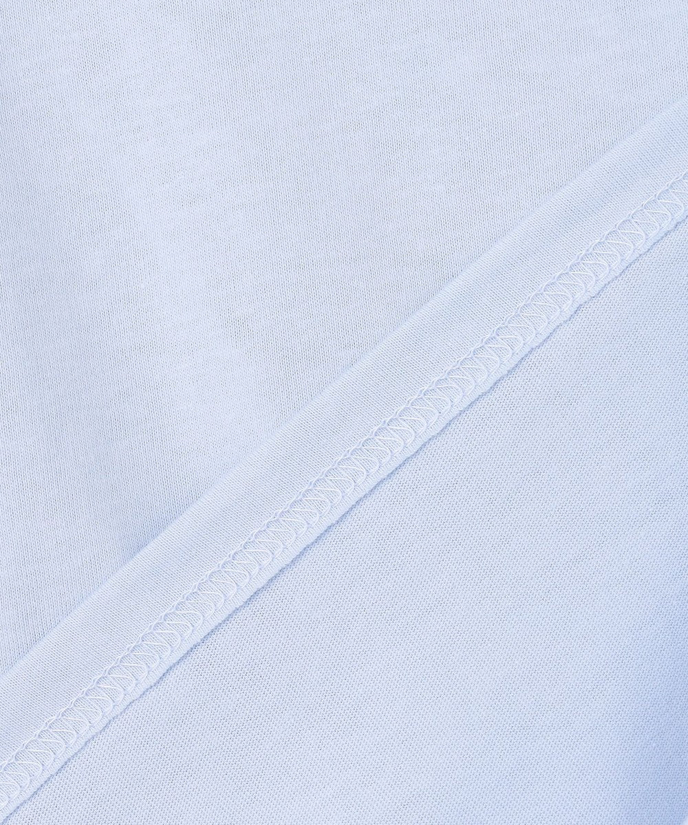 ANY KIDS 【洗濯機可能】肩あき ロゴ刺繍Tシャツ 