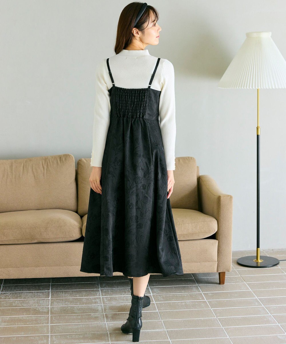 Feroux 【先行予約】ジャガードキャミ ワンピース 