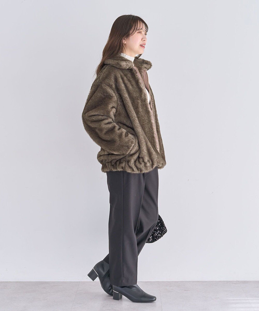 Green Parks ミンクライクファーブルゾン 