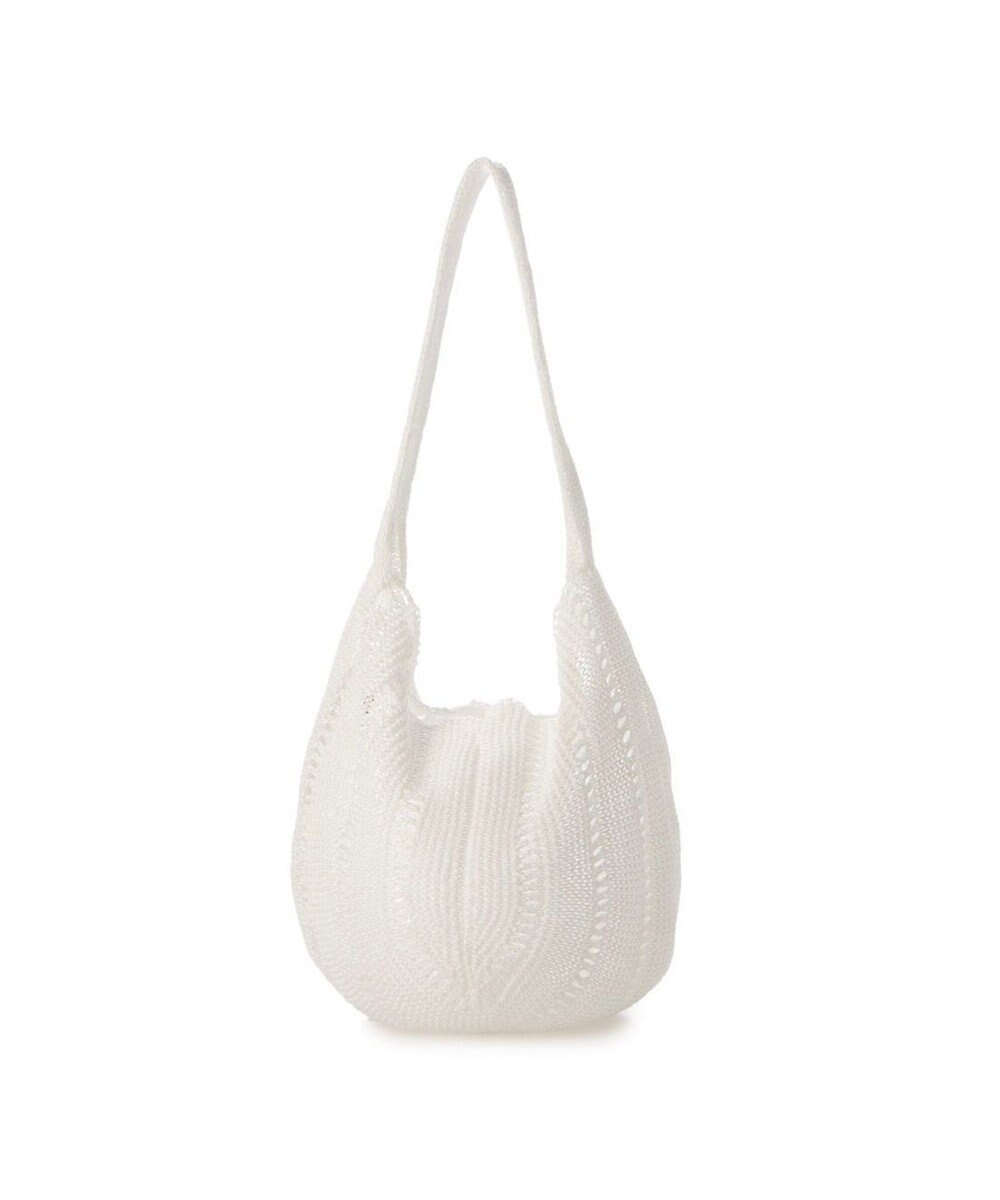 UNBILLION カシュカシュ cachecache / ラメ糸ラウンドセミショルダー 