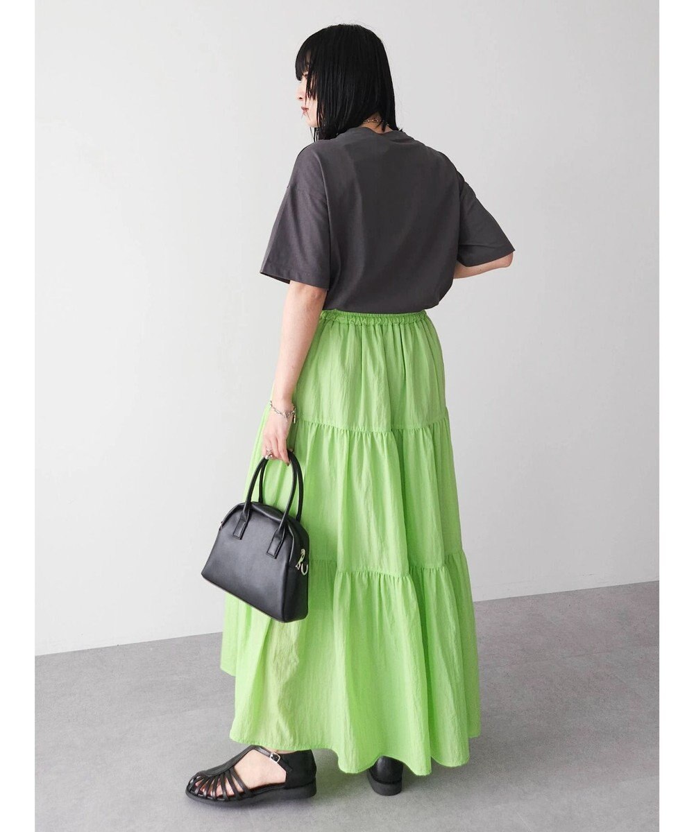 Green Parks ・ＥＬＥＮＣＡＲＥ　ＤＵＥ　ナイロンティアードスカート 