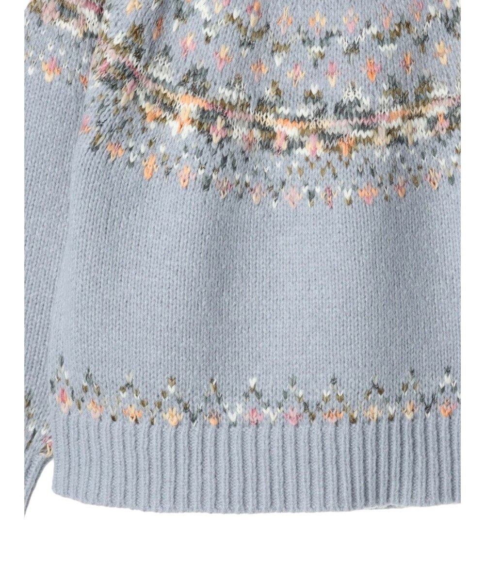 earth music&ecology スラブヤーンノルディックプルオーバー 