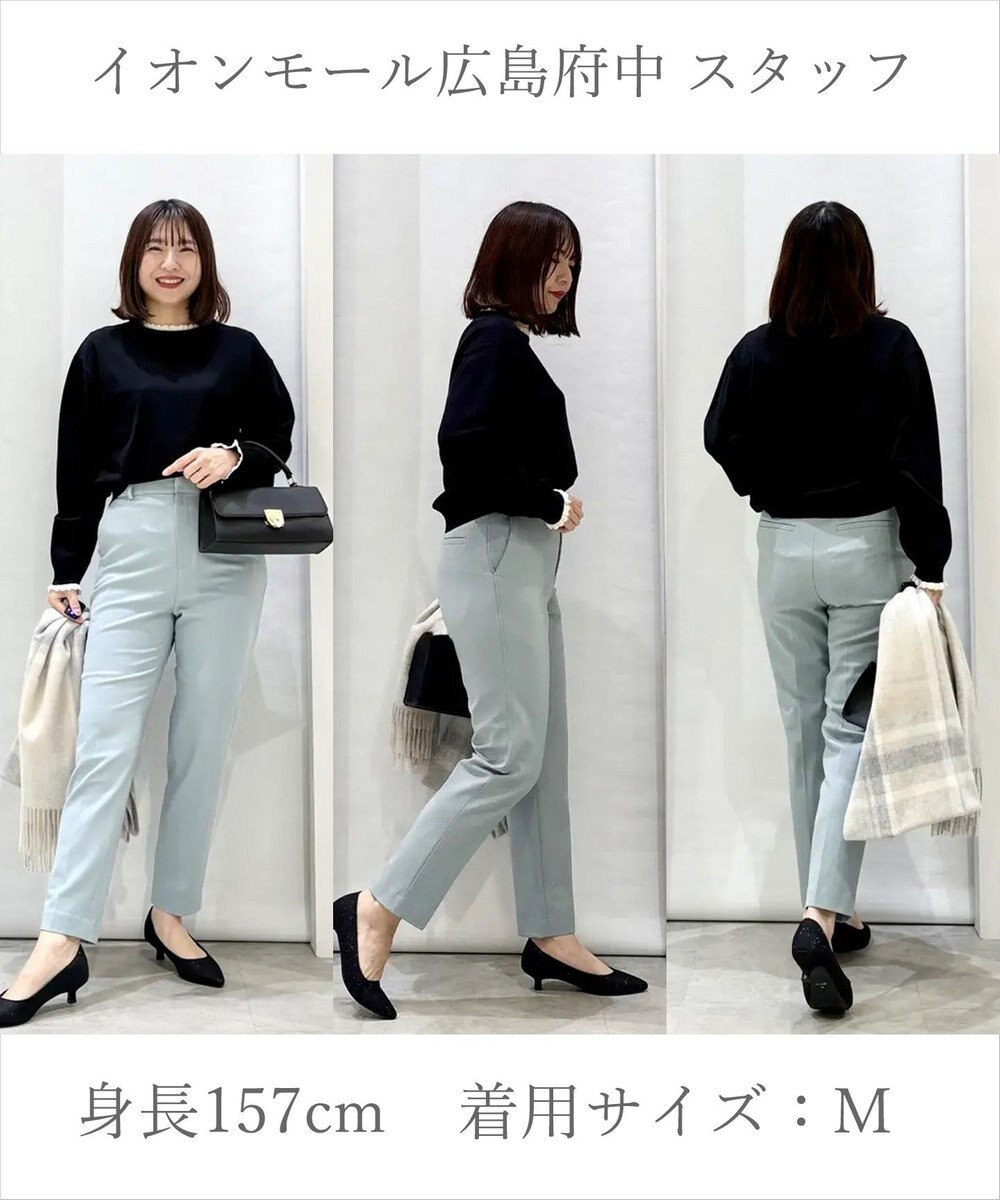 UNFILO L 【ウエストゴム/14サイズ展開】beauty warm pants テーパード 