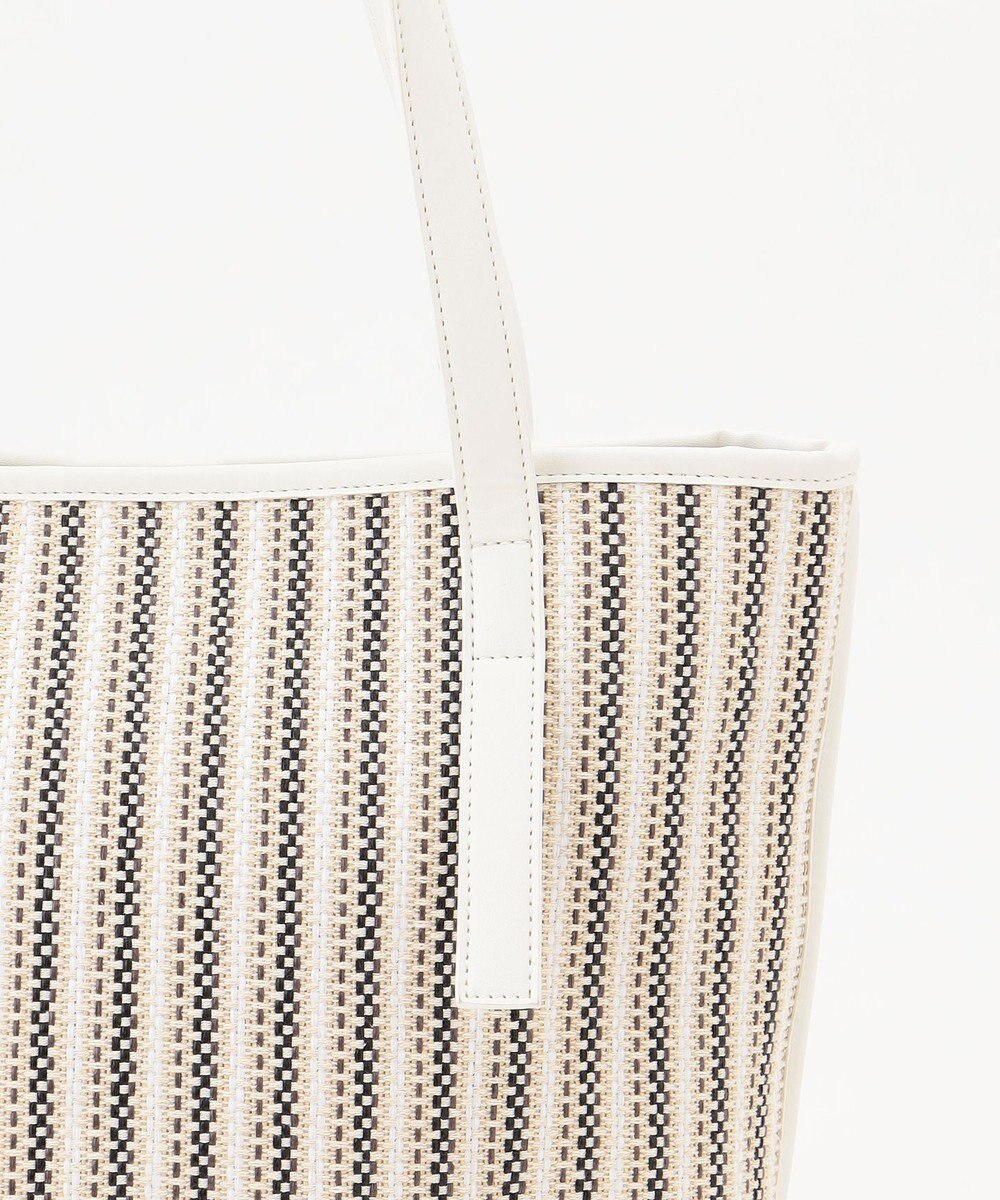 ANY SIS ストライプカラー かごバッグ 