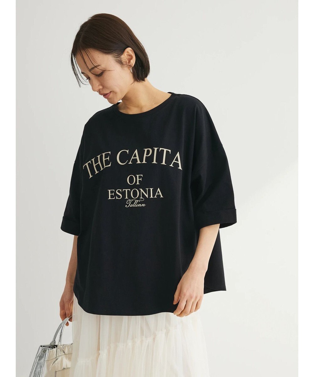 Green Parks インド綿 ＢＩＧサイズアーチロゴ半袖プルオーバー 