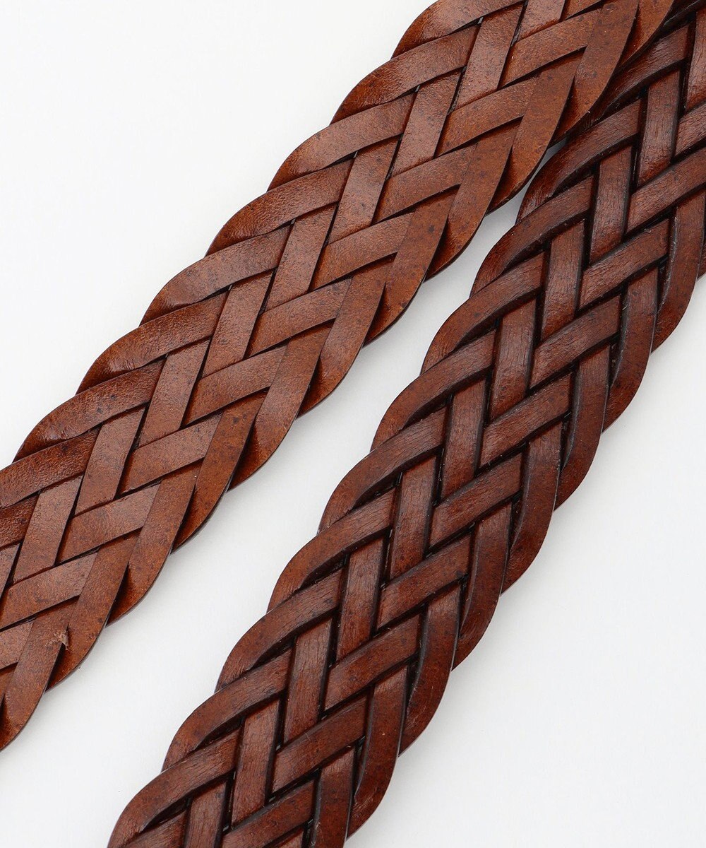 J.PRESS MEN レザーメッシュベルト 