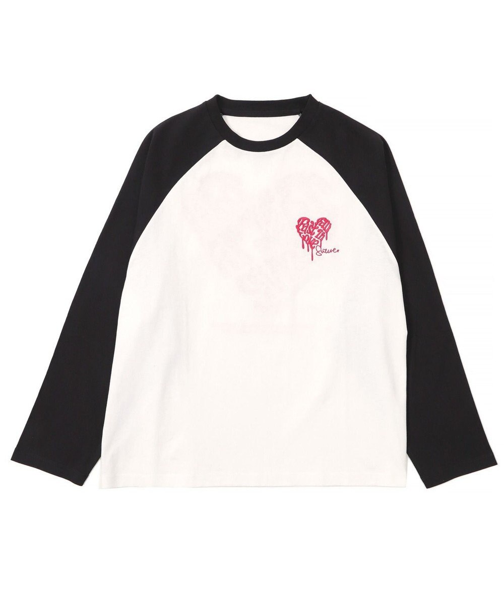 WEGO ラグランハートグラフィックT（LS） 