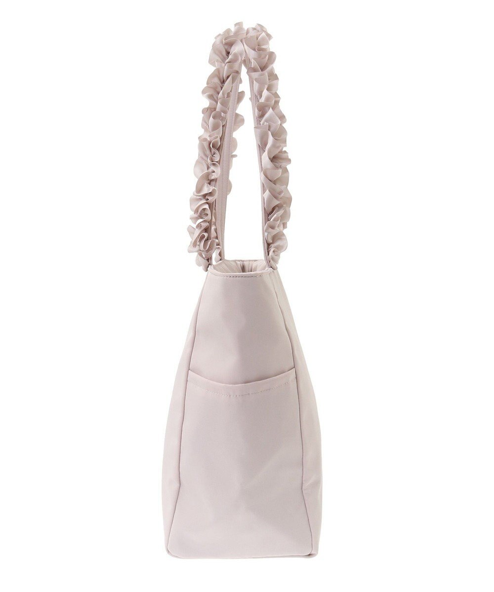 Maison de FLEUR 撥水加工フリルハンドルバッグ 