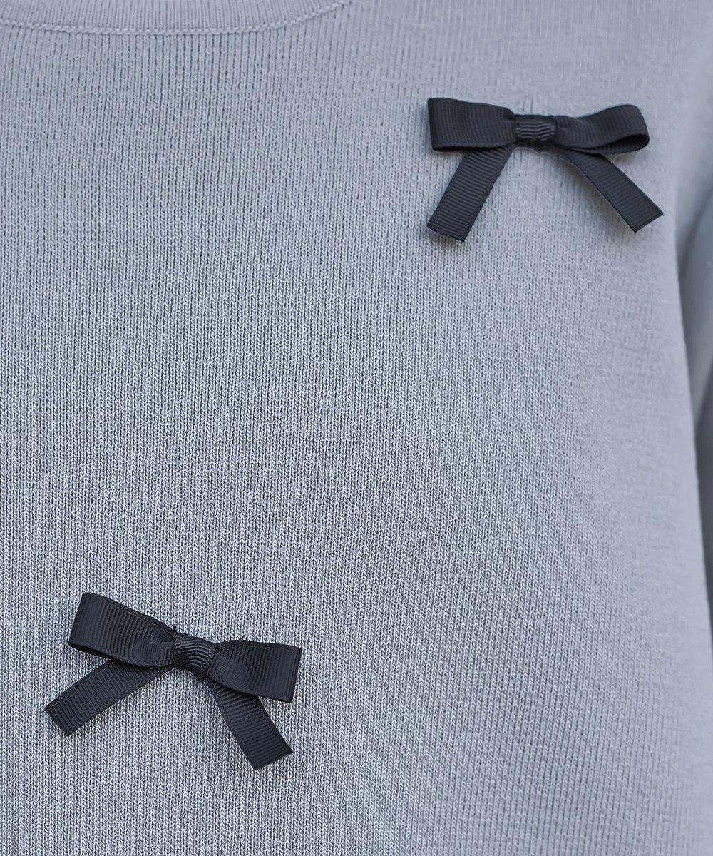 Tiaclasse L 【洗える】リボンニットチュニック 