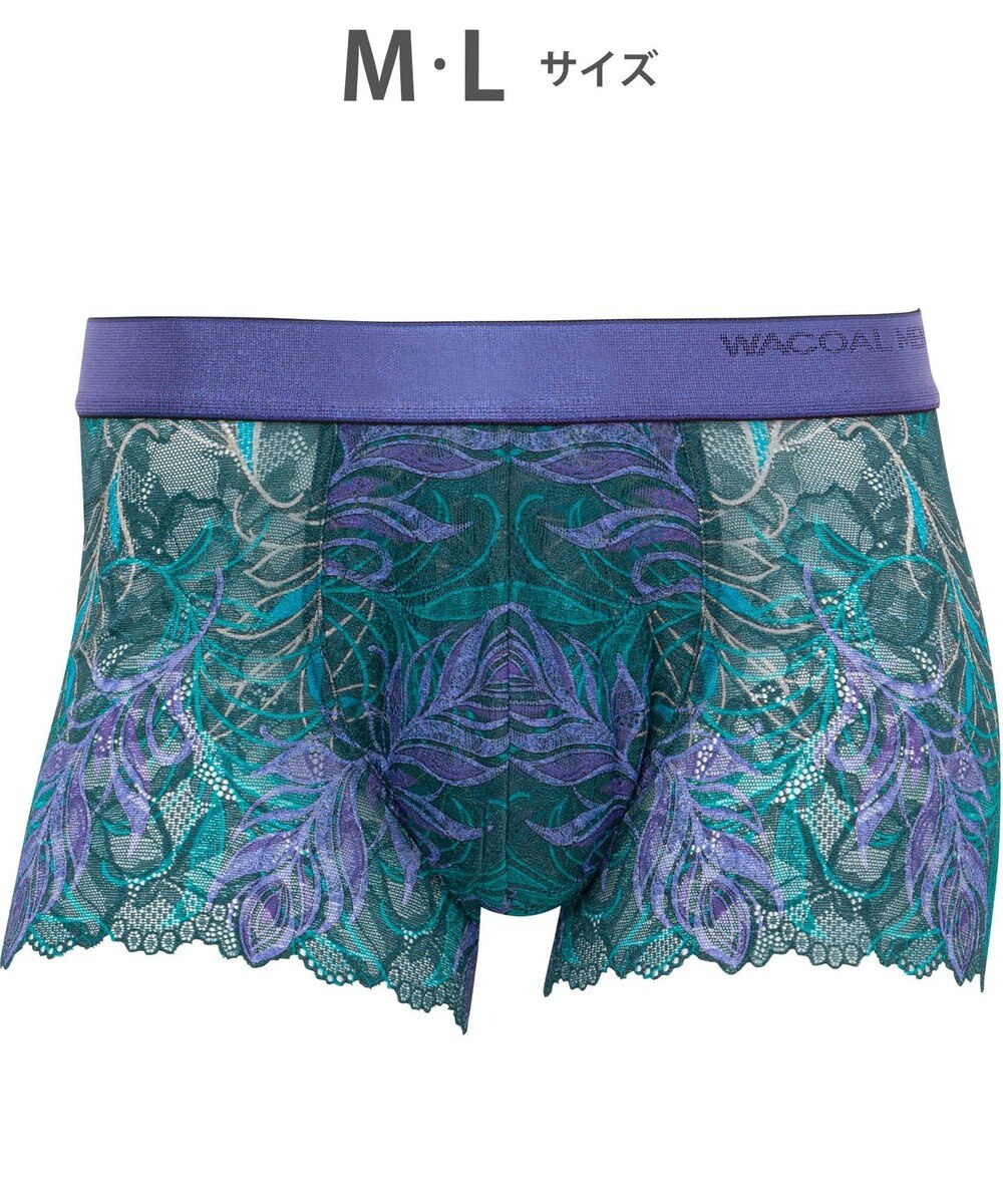 WACOAL MEN WACOAL MEN 【レースボクサー】 ボクサーパンツ フロント快適グラマラス 通気性 スカラ始末(裾部分) 前閉じ レース 下着 メンズ WT3826 /ワコールメン 
