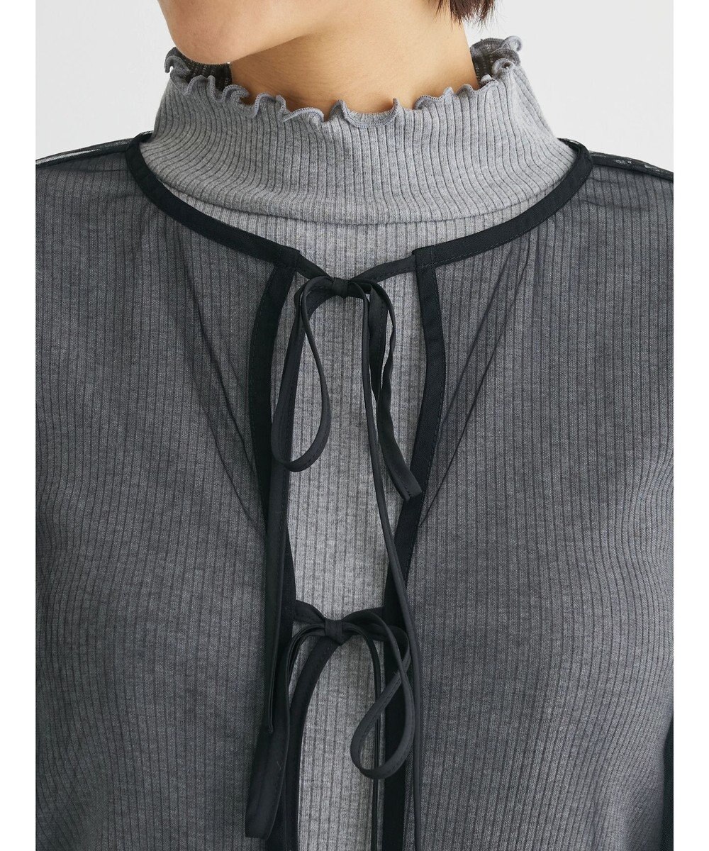 Green Parks ・ＥＬＥＮＣＡＲＥ　ＤＵＥ　２ｗａｙチュールブラウス 