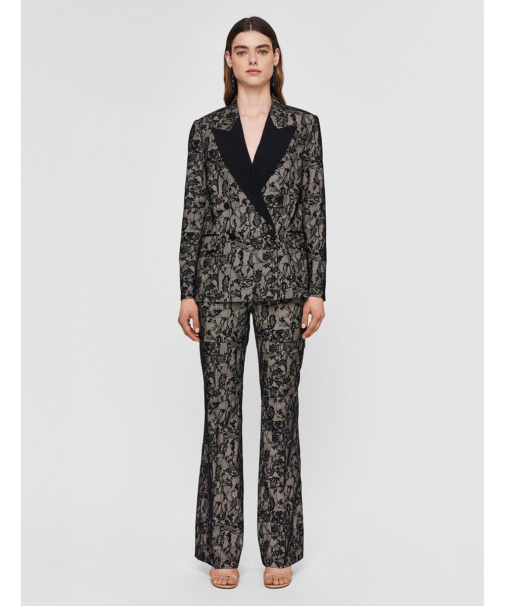 JOSEPH パッチワークレース　ダブルブレステッドジャケット 