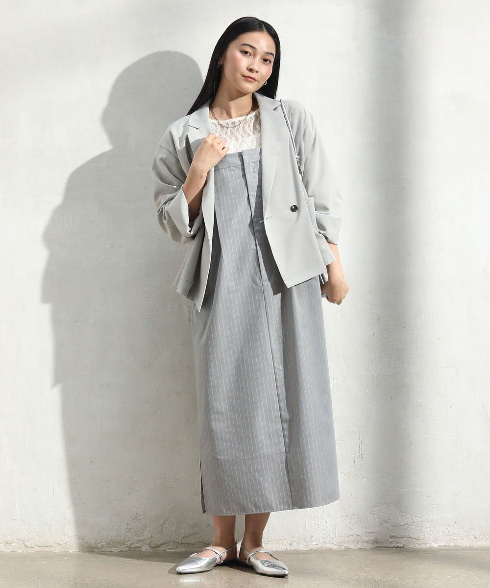 Green Parks パネルラインレースカットプルオーバー 