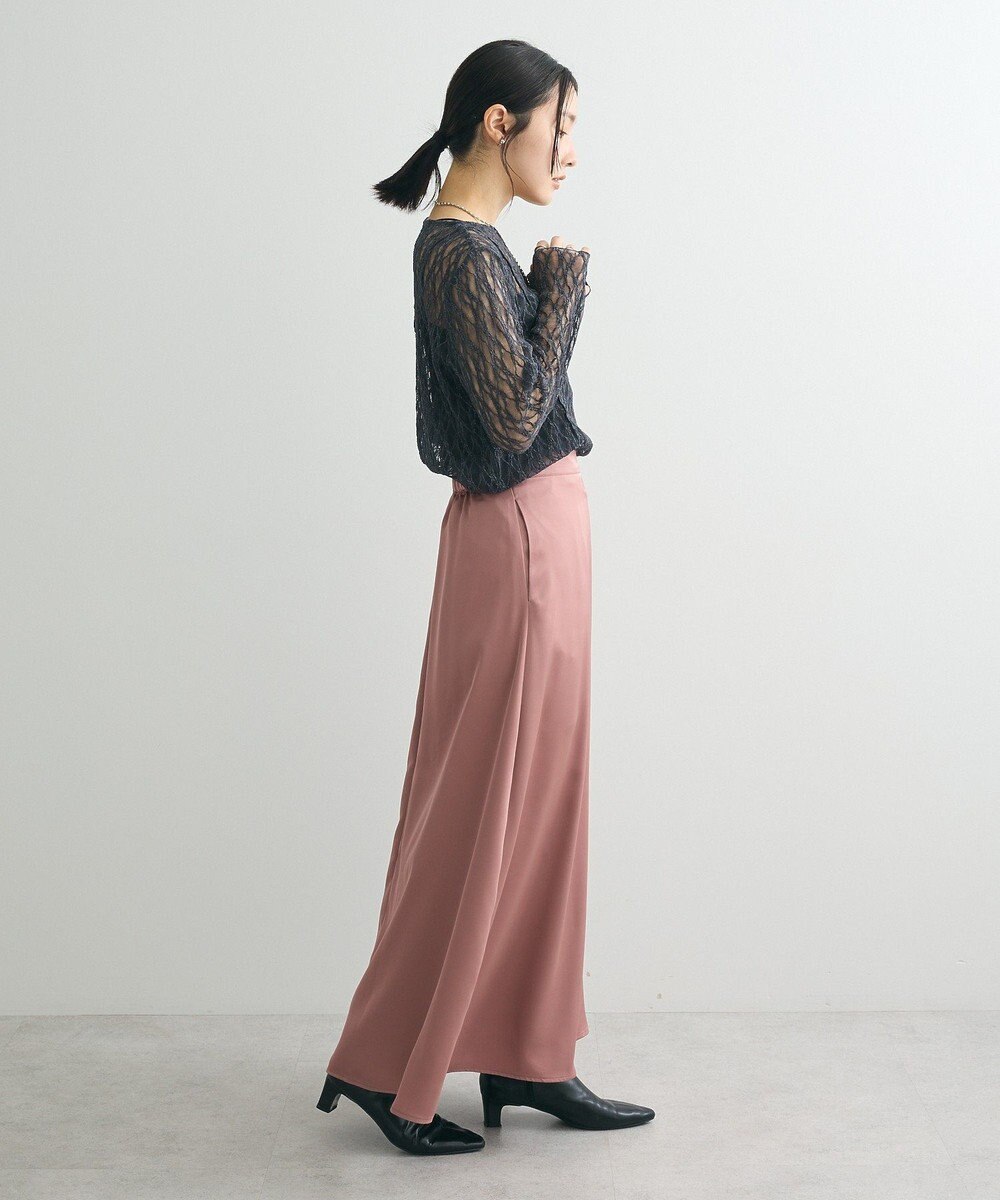 Green Parks パネルラインレースカットプルオーバー 