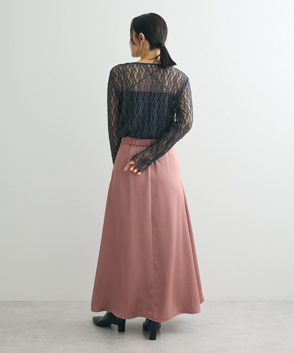 Green Parks パネルラインレースカットプルオーバー 