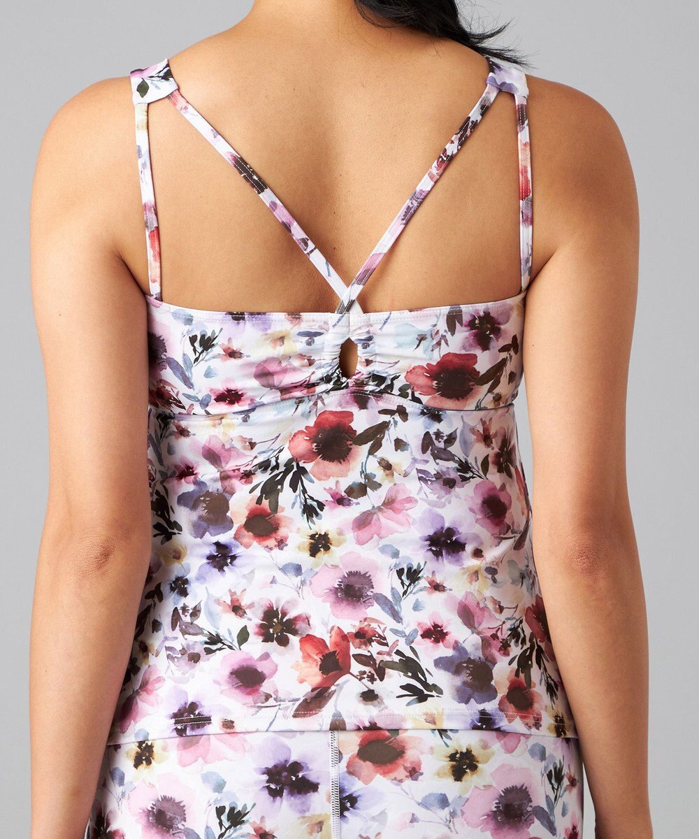 Chacott Chacott BALANCE ウォーターカラーフラワーブラトップ 