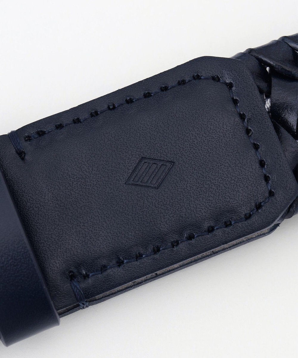 JOSEPH ABBOUD 【キングサイズ・イタリア素材・ストレッチ・日本製】ストレッチレザーメッシュ ベルト 