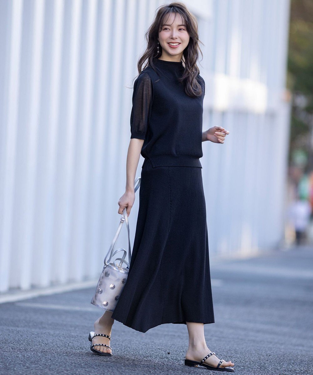 ANY SIS 【好印象企画】ニット セットアップ 