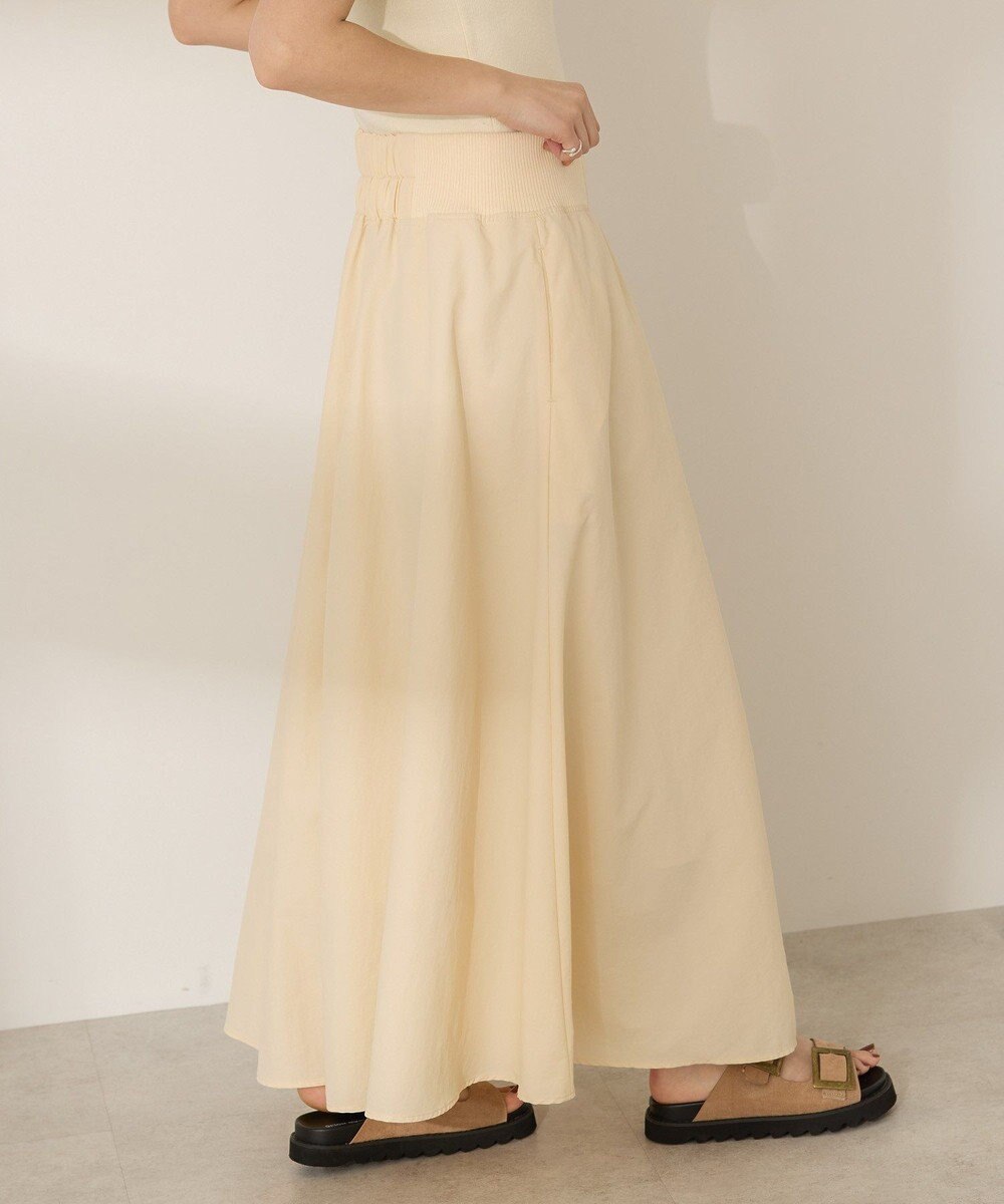 AMERICAN HOLIC 撥水加工 フロントZIPフレアスカート 