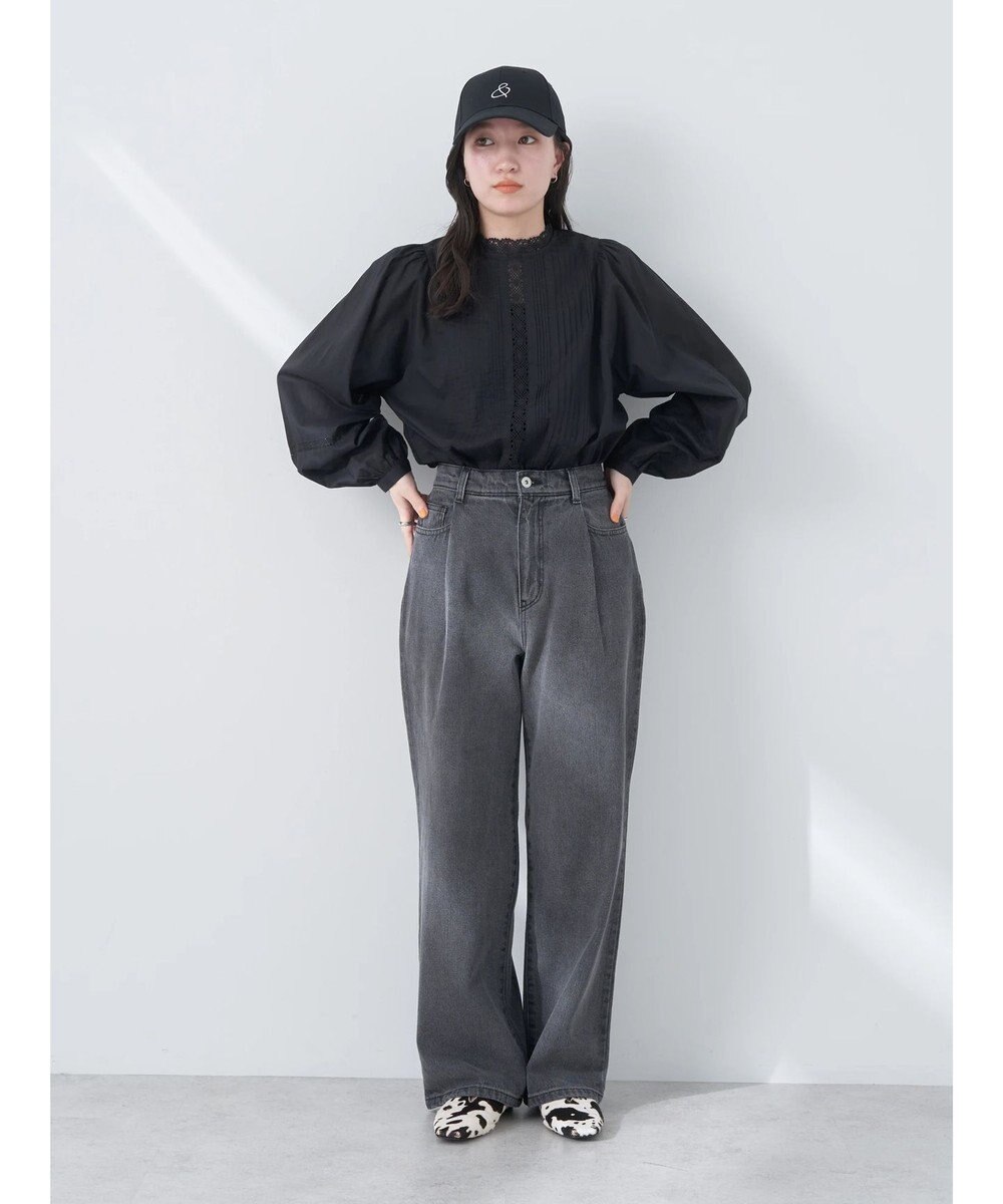 earth music&ecology タックルーズデニムパンツ 