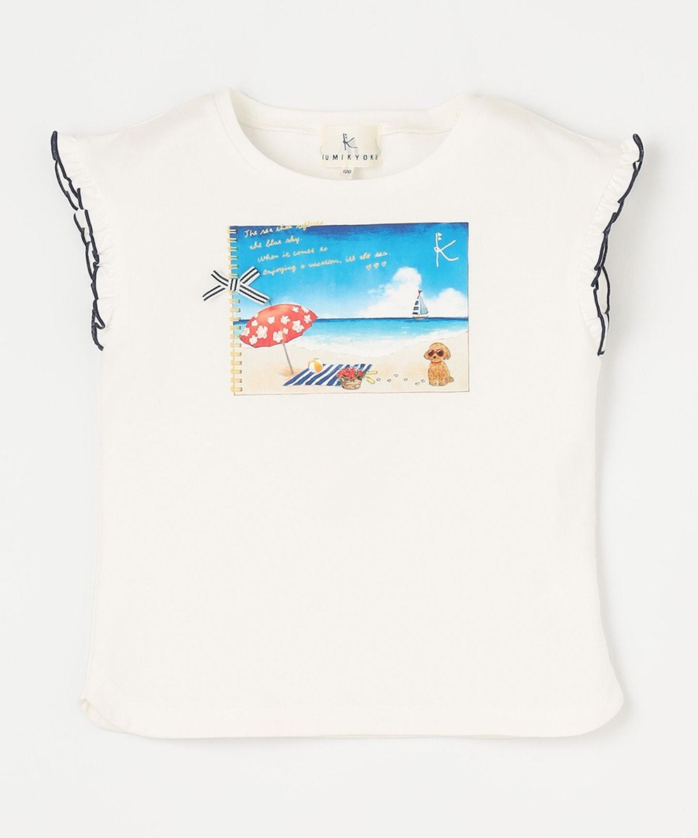 組曲 KIDS 【150-160㎝】夏休みの絵日記 Tシャツ 