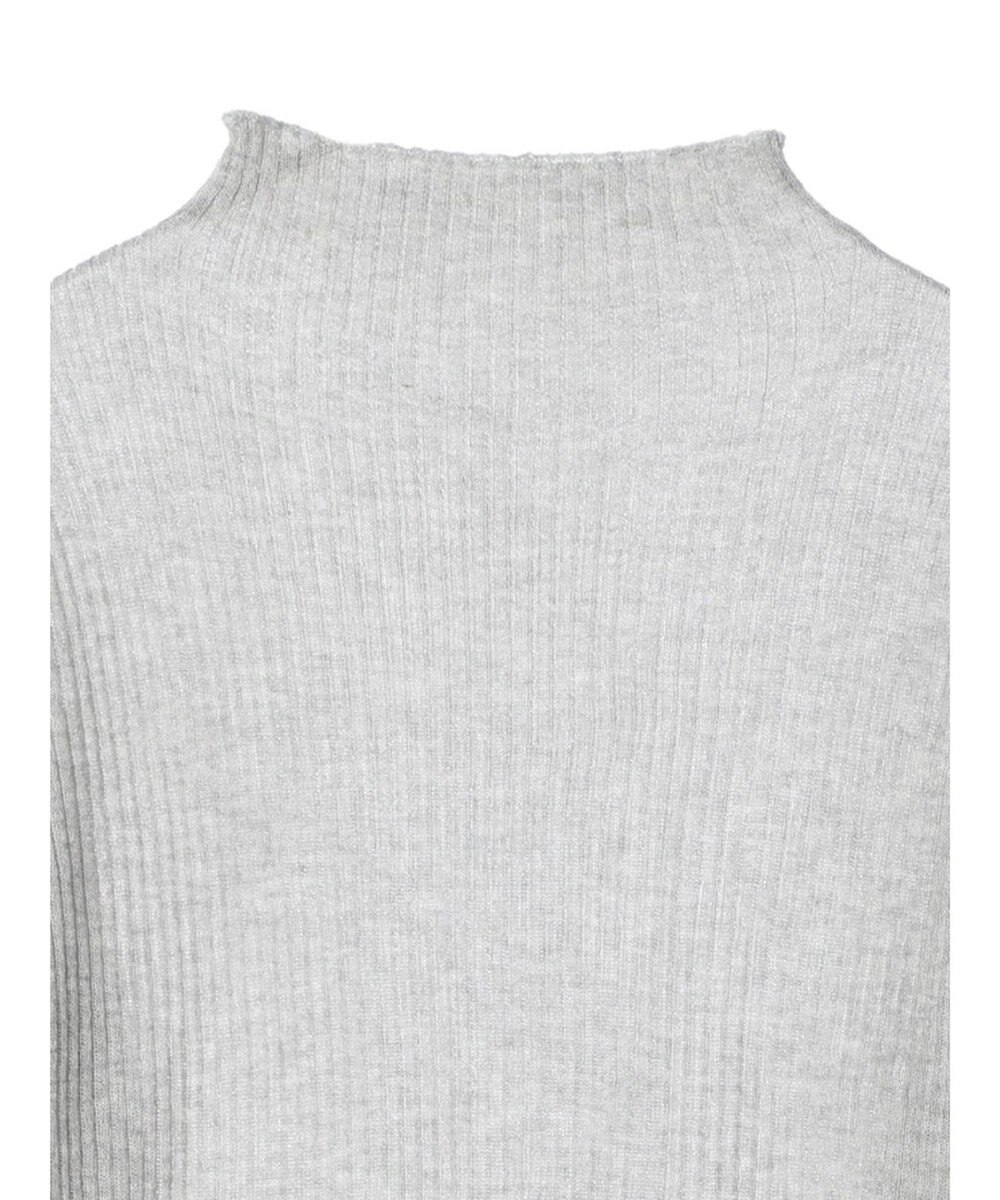 Green Parks AnriettMusee ラメ切替スリーブリブシアーニット 