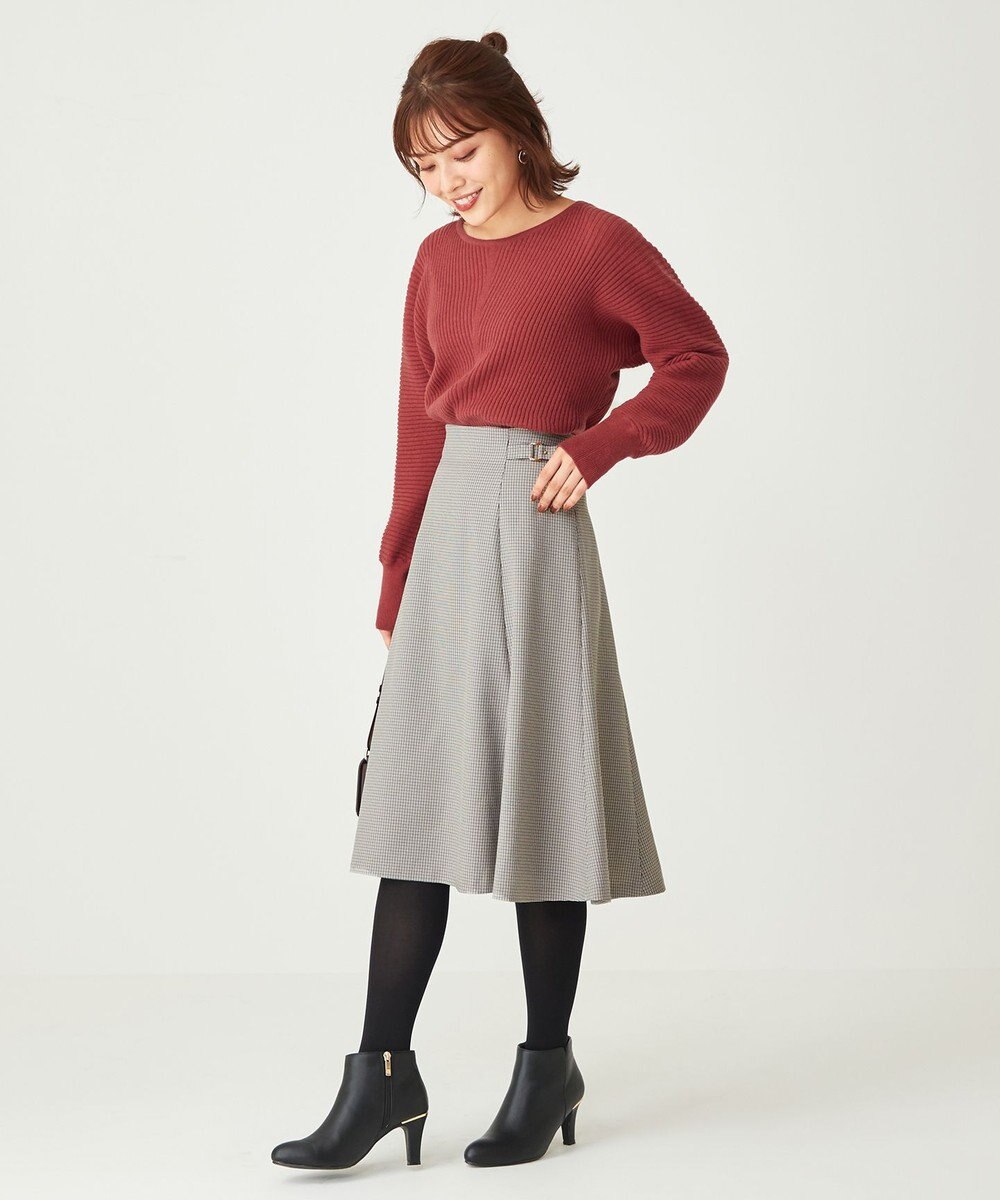 ANY SIS L 【洗える】アレンジRIB ニット 