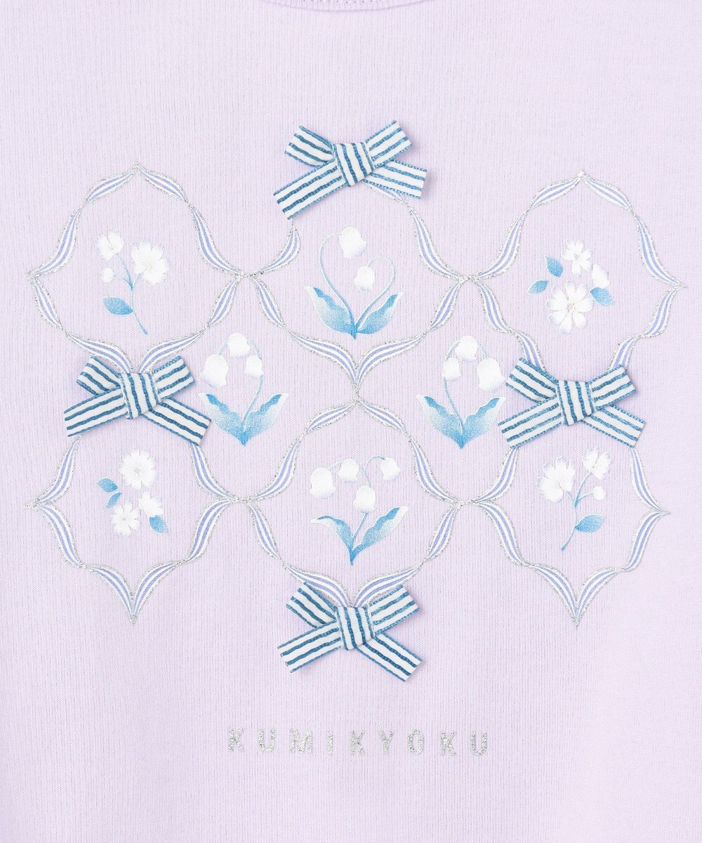 組曲 KIDS 【110-140㎝】スズランプリント Tシャツ 