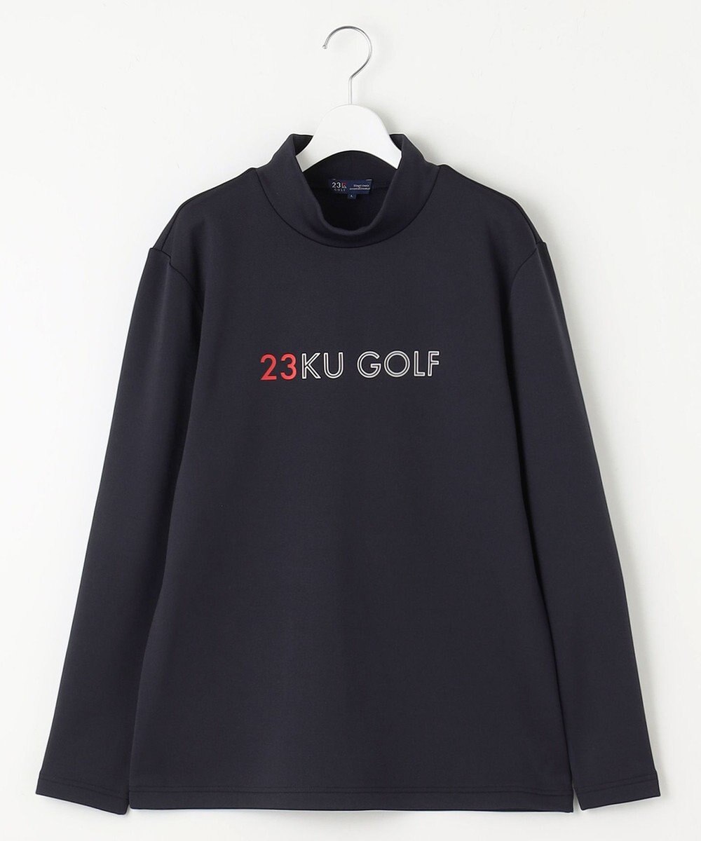 23区GOLF 【MEN】ストレッチ裏フリース モックネック 