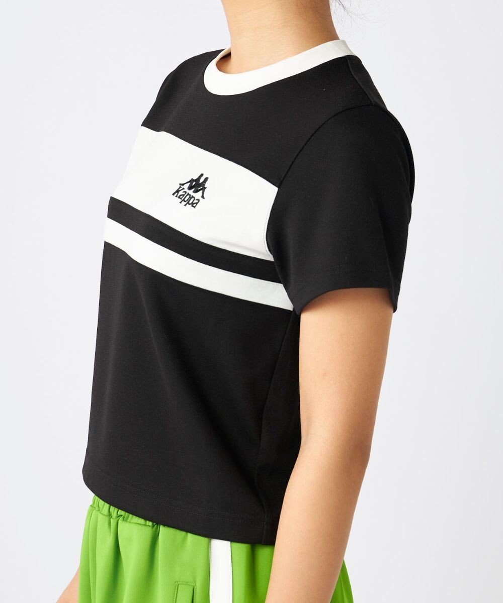 OP／FILA 【Kappa】カラーブロック切替Tシャツ 