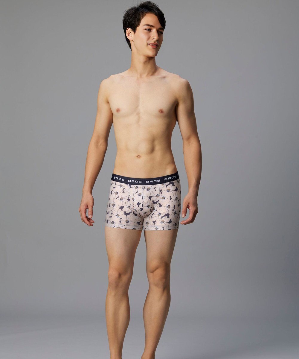 WACOAL MEN ボクサーパンツ 立体フロントで、快適キープ フロント快適設計 肌あたり軽減設計 前閉じ GT3220 /ブロス バイ ワコールメン 