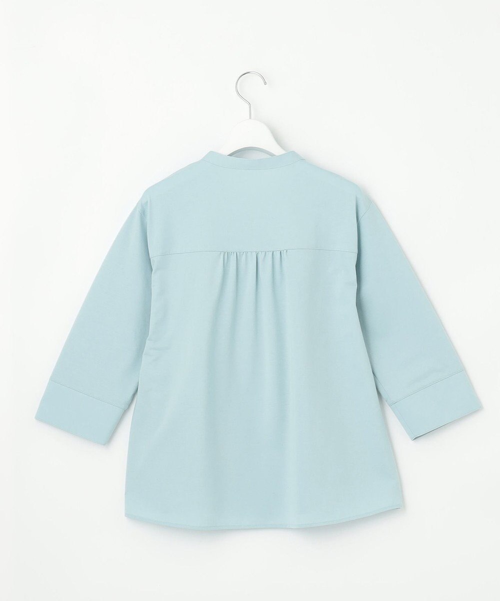 J.PRESS LADIES キャタピラシャツジャージー バンドカラー カットソー 