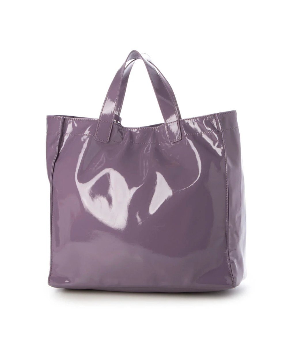 UNBILLION カシュカシュ cachecache / ソフトエナメルスクエア手提げトート 