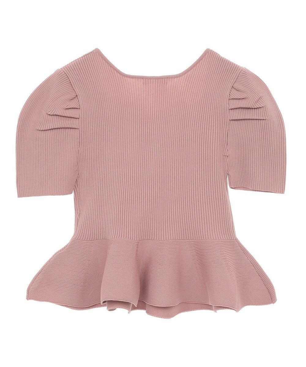 Green Parks ・ｓｗｉｎｇ　ｂｙ　ハートネックペプラムニット 