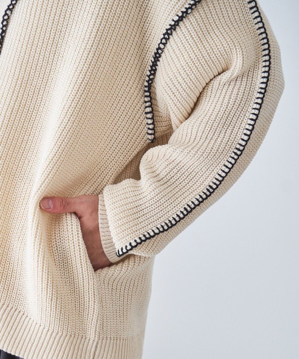 WEGO ハンドステッチカーディガン 